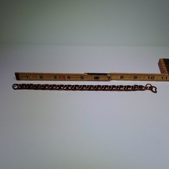 MENS 10 INCH LENGTH COPPER BRACELET OR WOMENS ANKLE BRACELET, 2001 - Picture 2 of 2